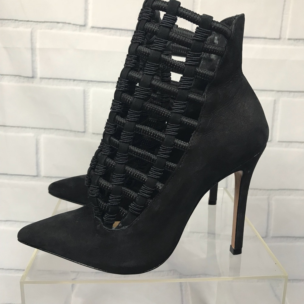 Schutz Zema Pointy Toe Caged Pump Heels 7 - Picture 4 of 8